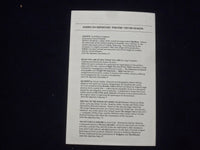 1987 LE CIRQUE IMAGINAIRE PROGRAM - VICTORIA CHAPLIN SIGNED - J 9720