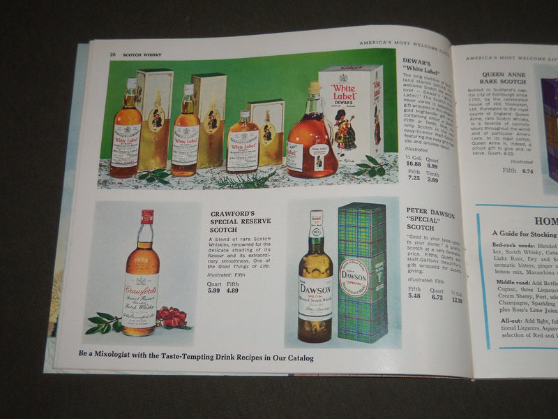 1967 SUSSEX COUNTY LIQUOR COMAPNY CATALOGUE - NEWTON NEW JERSEY - J 2463