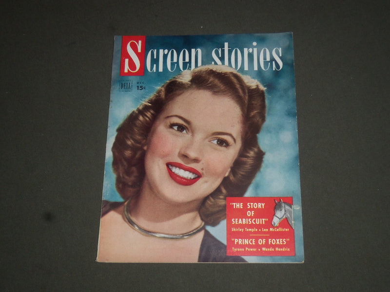 1949 DECEMBER SCREEN STORIES MAGAZINE - SHIRLEY TEMPLE COVER - SP 7504