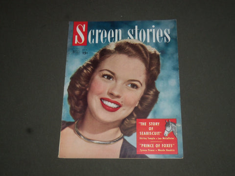 1949 DECEMBER SCREEN STORIES MAGAZINE - SHIRLEY TEMPLE COVER - SP 7504