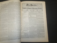 1861 JULY THE BUILDER ARCHITECT MAGAZINE - 4 ISSUES - ILLUSTRATIONS - ST 416L