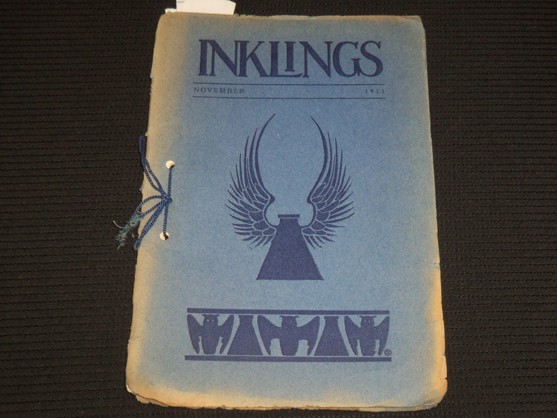 1911 NOVEMBER INKLINGS ETHICAL CULTURE HIGH SCHOOL MAGAZINE - NEW YORK - K 544