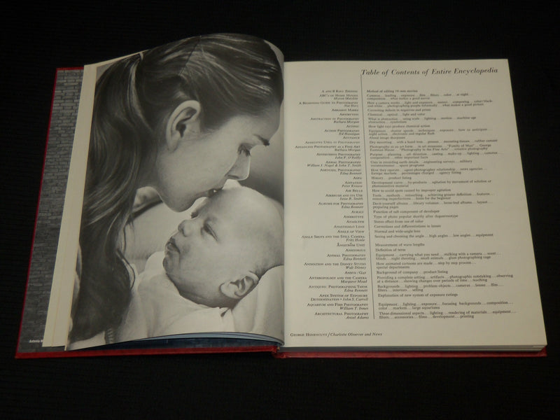 1970 THE ENCYCLOPEDIA HARDCOVER BOOK OF PHOTOGRAPHY - VOLUME 1 - R 723L
