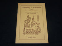 1953 SOMETHING TO REMEMBER SOFTCOVER BOOK - OLD BOSTON, CAMBRIDGE - J 7074