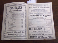 1902 MARCH 10 BOSTON THEATRE OPERA PROGRAM - LAWRENCE MCCARTY - K 1188