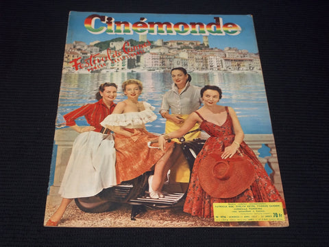 1953 APRIL 17 CINEMONDE MAGAZINE - ROC KEYES SANSON TCHERINA COVER - E 24821