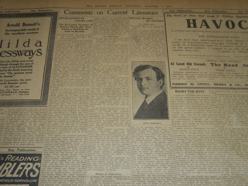 1911 OCTOBER 6 THE BOSTON HERALD - DE MAR WINS BROCKTON MARATHON RACE - BH 179