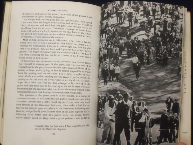 1965 ARNOLD PALMER MY GAME AND YOURS HARDCOVER BOOK - KD 8280
