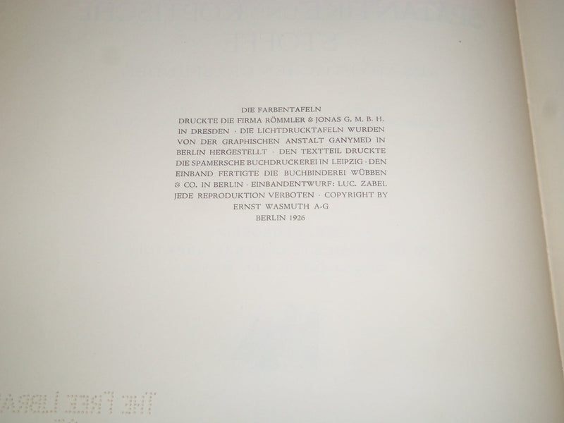 1976 SPATANIKE UND KOPTISCHE STOFFE VOLUME BY O. WULFF AND W. F. VOLBACH - Z 59