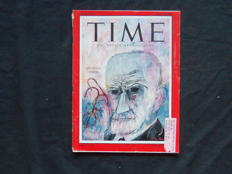1956 APRIL 23 TIME MAGAZINE - SIGMUND FREUD - T 1534