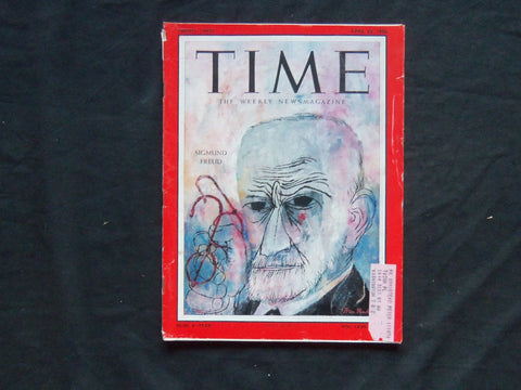 1956 APRIL 23 TIME MAGAZINE - SIGMUND FREUD - T 1534