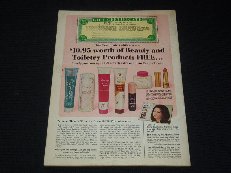 1968 NOV TV AND MOVIE SCREEN MAGAZINE - RICHARD BURTON & LIZ TAYLOR - E 16266