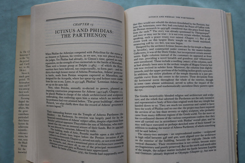 1989 THE CLASSICAL GREEKS HARDCOVER BOOK BY MICHAEL GRANT - KD 9669
