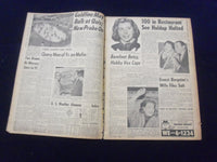 1958 JULY 2 BOSTON DAILY RECORD NEWSPAPER - GOLDFINE BALK AT QUIZ LOOMS- NP 6345