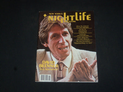 1980 NOVEMBER NIGHTLIFE MAGAZINE - DAVID BRENNER - SP 6169