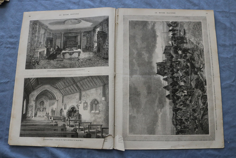 1873 FEB 1 LE MONDE ILLUSTRE MAGAZINE - CHISLEHURST - FRENCH - NP 8447