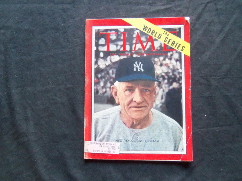 1955 OCTOBER 3 TIME MAGAZINE - CASEY STENGEL - T 1505