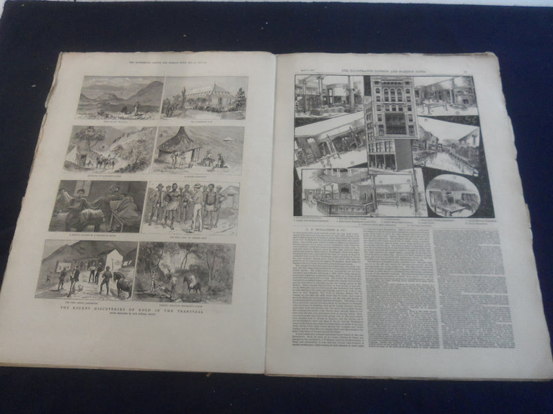 1887 MAY 11 THE ILLUSTRATED LONDON NEWS MAGAZINE - GREAT ILLUSTRATIONS - B 2801U