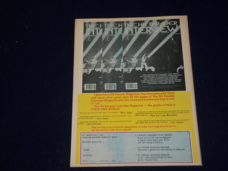 1977 WINTER SONG HITS TRIBUTE TO ELVIS MAGAZINE - ELVIS PRESLEY- PHOTOS- SP 9905