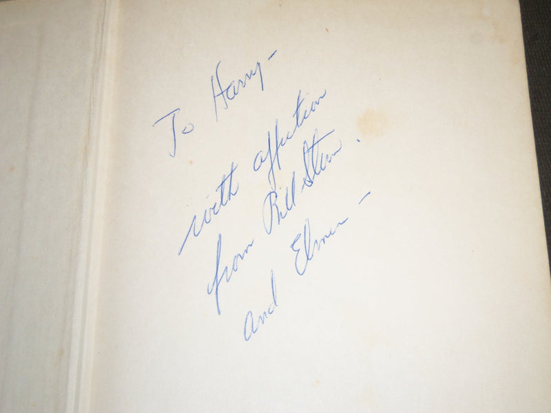 1959 THE TASTE OF ASHES BY BILL STERN SIGNED BOOK - SECOND PRINTING - KD 3486T