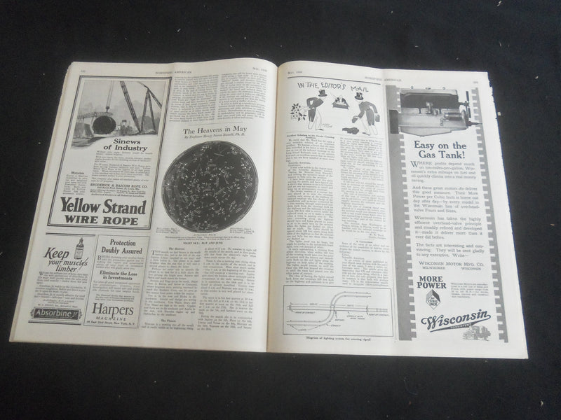 1926 MAY SCIENTIFIC AMERICAN MAGAZINE - SCIENCE AIDS MAN'S BEST FRIEND - B 5535Y