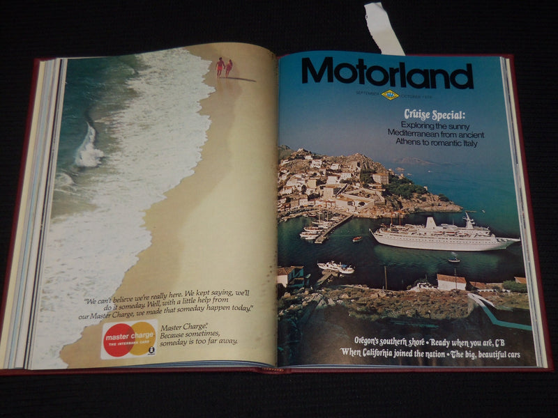 1976 JANUARY-DECEMBER THE MOTOR LAND MAGAZINE BOUND VOLUME - 6 ISSUES - KD 704Y