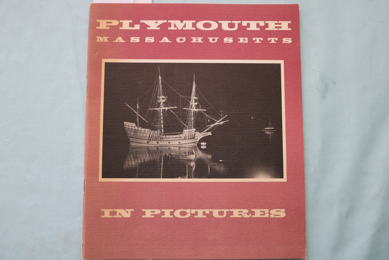 1958 PLYMOUTH MASSACHUSETTS IN PICTURES SOFTCOVER BOOK - K 3423