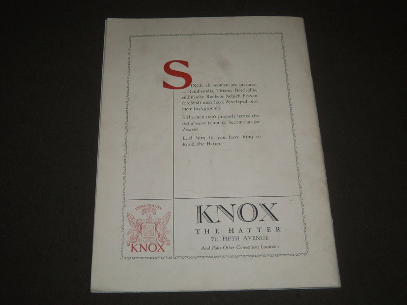 1930 STAMFORD JUNIOR LEAGUE FOLLIES PROGRAM - NICE PHOTOS - J 2432