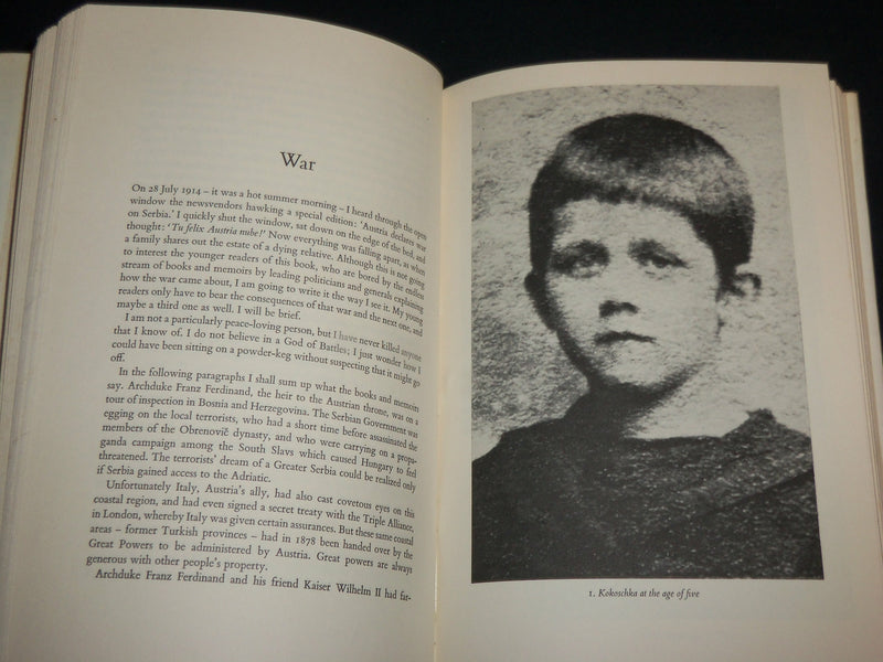 1974 MY LIFE - OSKAR KOKOSCHKA HARDCOVER BOOK BY DAVID BRITT - KD 7258