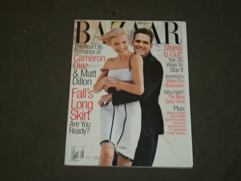 1998 AUGUST HARPER'S BAZAAR MAGAZINE - CAMERON DIAZ & MATT DILLON COVER - B 3617