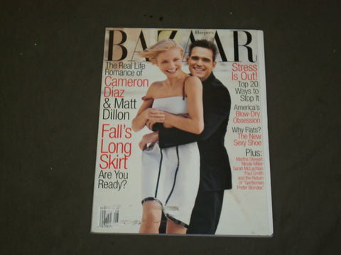 1998 AUGUST HARPER'S BAZAAR MAGAZINE - CAMERON DIAZ & MATT DILLON COVER - B 3617