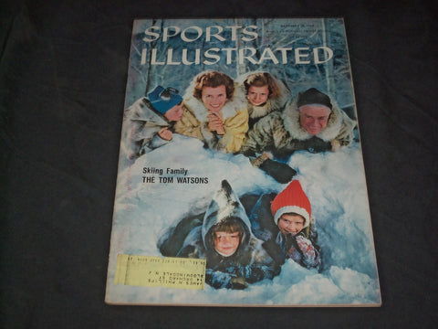 1959 DECEMBER 14 SPORTS ILLUSTRATED MAGAZINE - THE TOM WATSONS - SP 8951