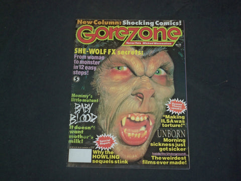 1991 FALL GORE ZONE MAGAZINE - SHE-WOLF FX SECRETS - B 4887