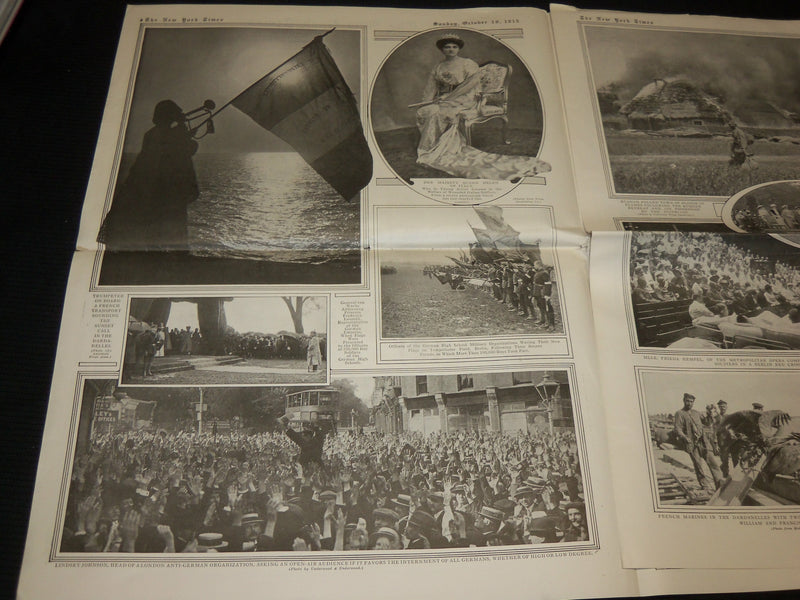 1915 OCTOBER 10 NEW YORK TIMES PICTURE SECTION - ST. FRANCIS BELLINI - NP 5603