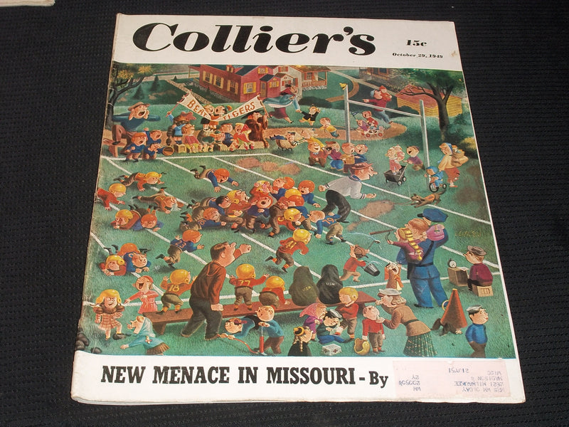 1949 OCTOBER 29 COLLIER'S MAGAZINE NICE FRONT COVER & ADS - E 4362