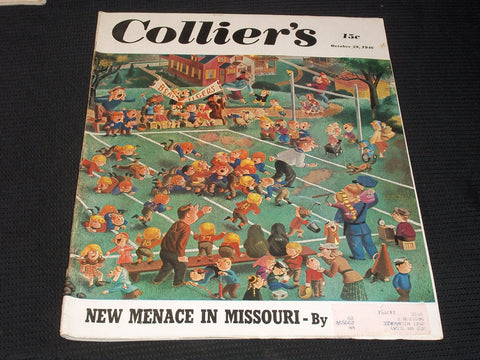 1949 OCTOBER 29 COLLIER'S MAGAZINE NICE FRONT COVER & ADS - E 4362