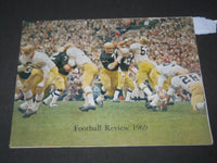 1969 DECEMBER 5 NOTRE DAME FOOTBALL REVIEW PROGRAM - GAME PHOTOS - J 2733
