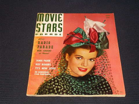 1948 APRIL MOVIE STARS PARADE MAGAZINE - JANIS PAIGE COVER - E 13925