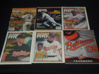 1994-2019 BALTIMORE ORIOLES YEARBOOKS -OUTSIDE PITCH-PROGRAMS LOT OF 9 - O 3790