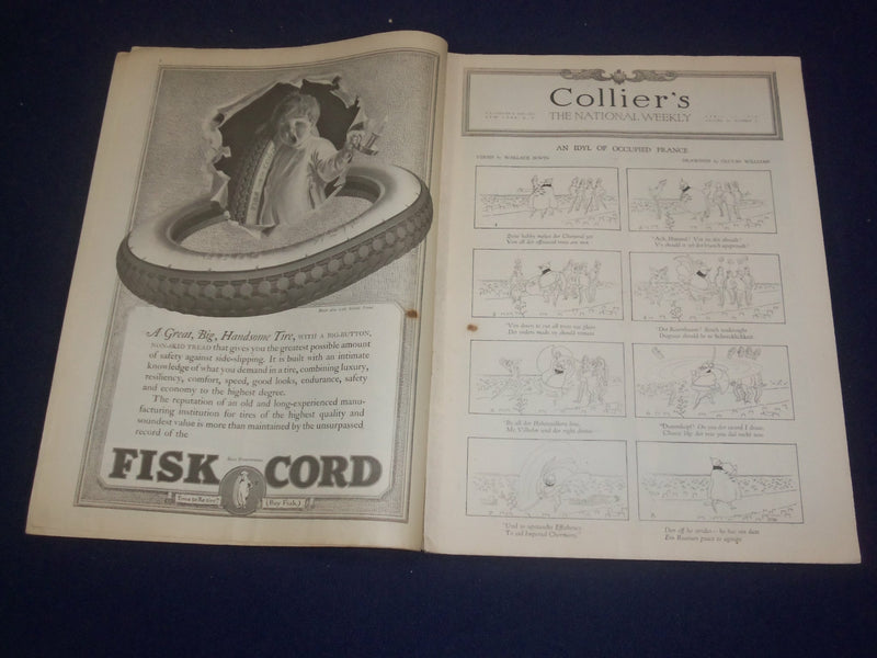 1918 APRIL 13 COLLIER'S MAGAZINE - HOW DOES THE FAR WEST STACK UP? - ST 6730