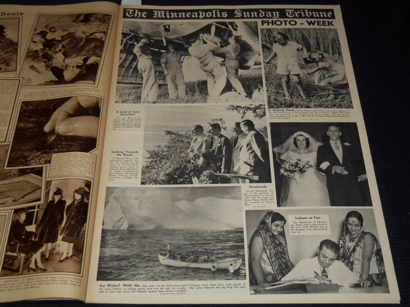 1939 SEPT 3 MINNEAPOLIS SUNDAY TRIBUNE COLOR SECTION - GROUP THEATRE - NT 9581