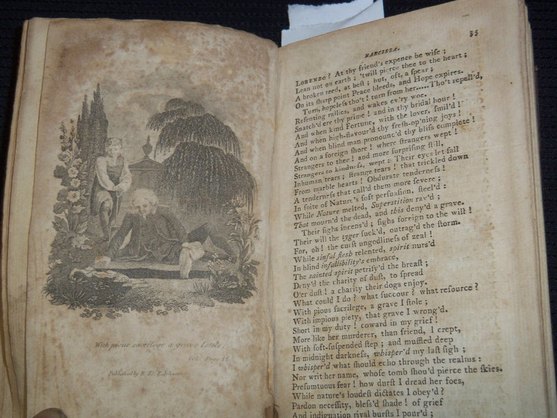 1804 THE COMPLAINT OF NIGHT THOUGHTS BOOK BY EDWARD YOUNG - LONDON EDN - J 8124