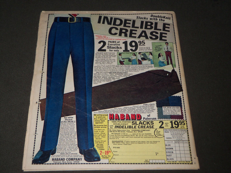 1976 SEPT 12 NEW YORK NEWS MAGAZINE - NANCY WALKER COVER - J 2854