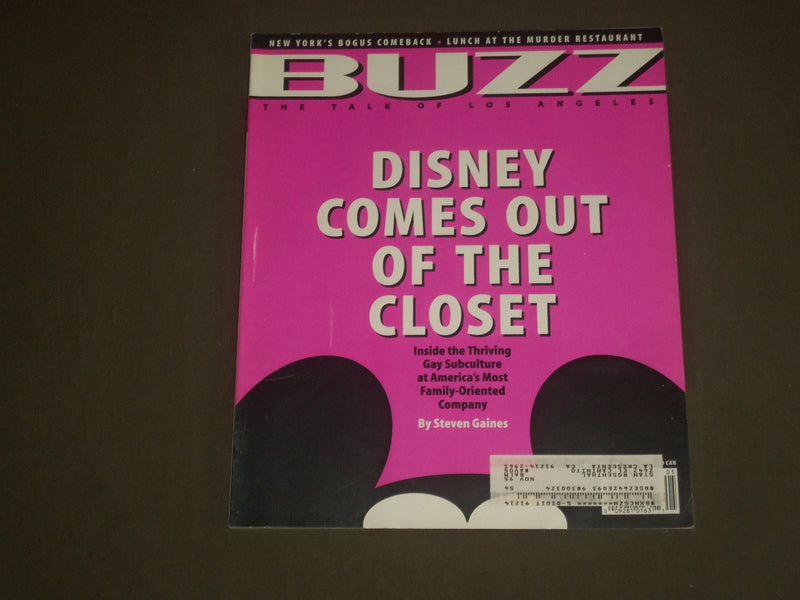 1995 MAY BUZZ MAGAZINE - DISNEY COMES OUT OF THE CLOSET - B 494