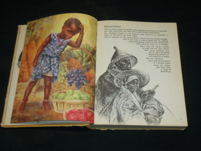 1965 SUNBURNT AFRICA HARDCOVER BOOK BY KENT COTTRELL - NICE ILLUS. - KD 2767G
