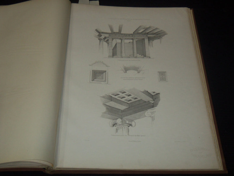 1880 CONSTRUCTURE UND POLYCHROME DETAILS DER GRIECHISCHEN BAUKUNST - Z 260
