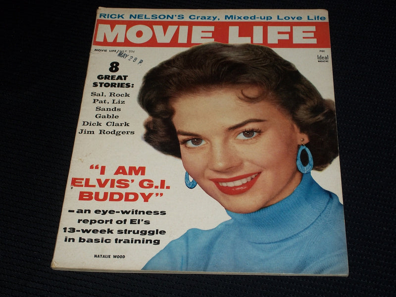 1958 JULY MOVIE LIFE MAGAZINE - NATALIE WOOD FRONT COVER - E 1405