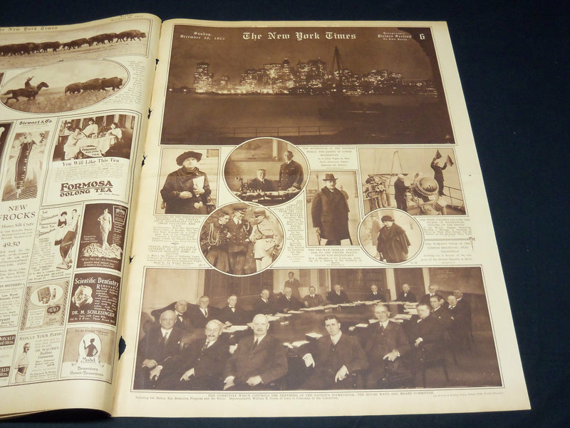 1923 DECEMBER NEW YORK TIMES PICTURE SECTION - ENGLISH BEAUTIES - NT 8889