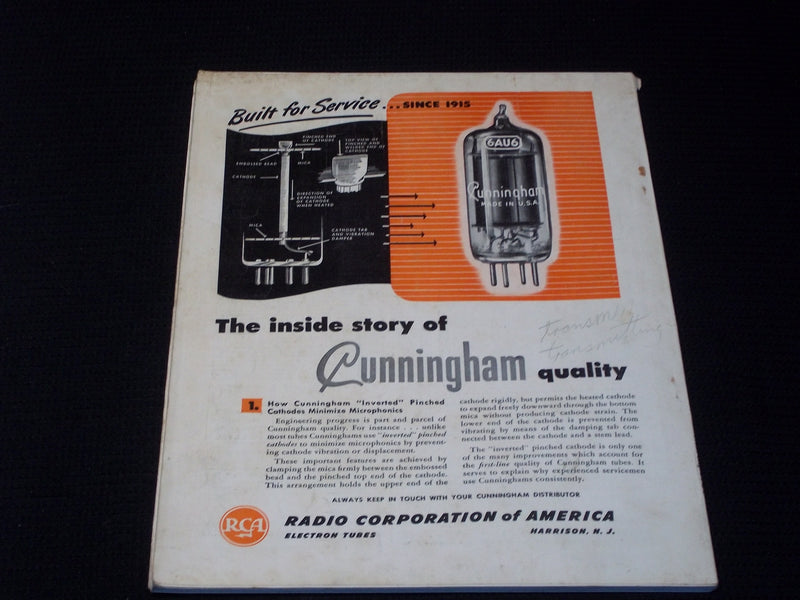 1950 MARCH RADIO-ELECTRONICS MAGAZINE NICE COVERS & INSIDE CONTENT - E 2315