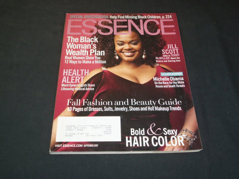 2007 SEPTEMBER ESSENCE MAGAZINE - JILL SCOTT - SP 7365